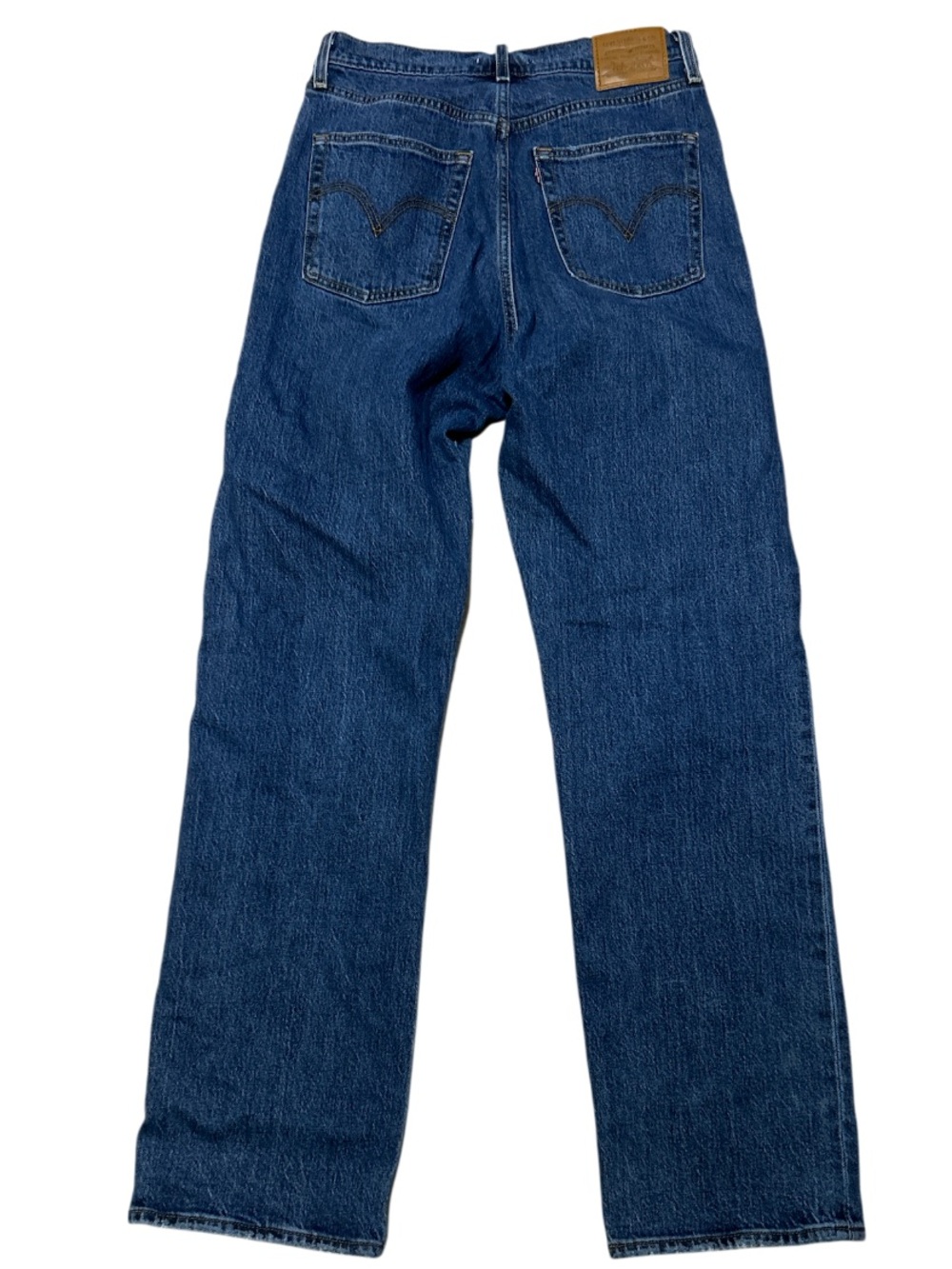 Levis Ribcage Straight Jeans Womens 29 High Rise Button Fly - Picture 3 of 5